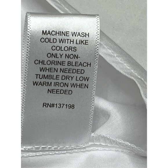 House of Harlow 1960 NWT white long sleeve button up shirt size XS - Picture 13 of 13